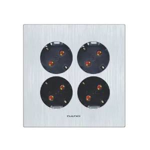 아트2블랙-4구접지콘센트(안전형)